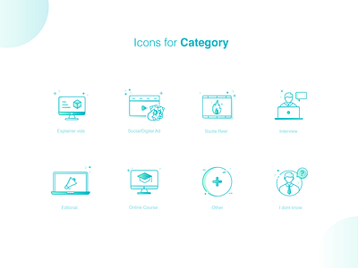 Icons for saas marketplace.