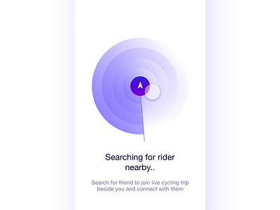 Cycling Event App Interaction adobe xd animation app card design cycling app cycling kit design event app gradient icon microinteraction