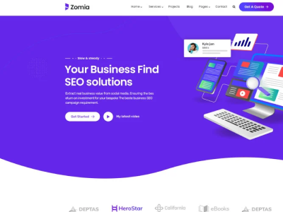Zomia SEO Marketing HTML5 Template