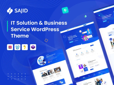 Sajid - IT Startup & IT Solution WordPress theme [ EXCLUSIVE PRO