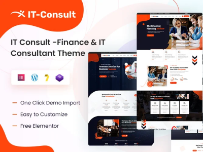 IT-Consult - Finance & IT Consultant WordPress Theme