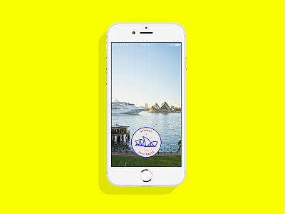 Sydney Austrailia Snapchat Filter app australia badge filter logo mobile snapchat sydney ui ux