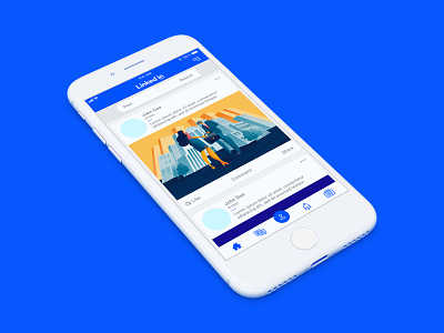 Linked In — Updated app UI and logo concept