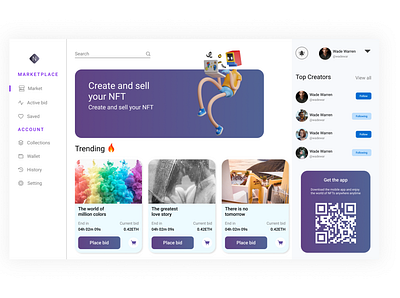 NFT or Crypto Marketplace UI & Dashboard Design branding dashboard designstudio interaction design landing page minimal ui modern website nft nft marketplace nft minting opedia prototype ui ui design ui ux ux design web ui web ui design website design