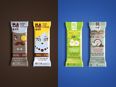 Packaging design for cereal bars