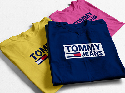 TOMMY JEANS T-shirt apparel brand clean t shirt clothing clothing brand pink t shirt stylish t shirt t shirt design tommy jeams