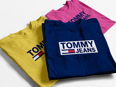 TOMMY JEANS T-shirt apparel brand clean t shirt clothing clothing brand pink t shirt stylish t shirt t shirt design tommy jeams