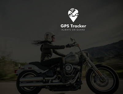 GPS Tracker Logo bike car direction drive gps gps tracker guide location tracker logo navigation