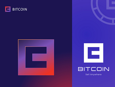BITCOIN Logo bank bitcoin bitcoins blockchain business cash coin commerce company crypto logo modern
