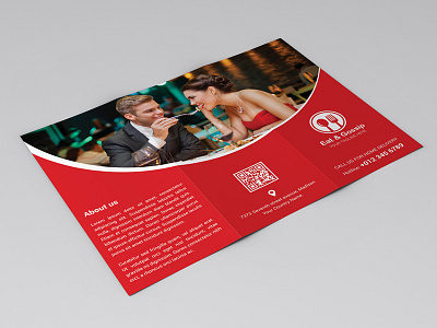 Eat & Gossip Trifold Brochure Menu brochure cafe dinner eat gossip fast food hotel menu online pizza pizza menu restaurant trifold