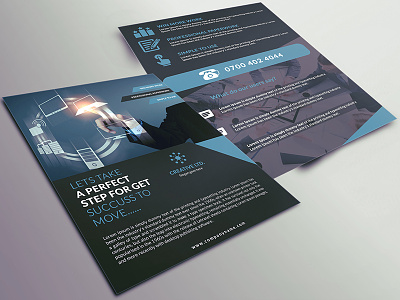 Corporate Flyer (Two Sided) agency bothside design business flyer business people corporate creative flyer marketing flyer modern super creative two sided