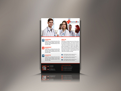 Medical Flyer ambulance care dental dentist doctor health care hospital medical flyer modern multi purpose nurse surgery