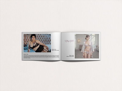 Lingerie Catalog- 12 Pages