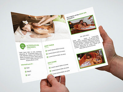 Spa Space Trifold Brochure