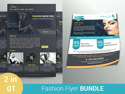 Fashion Flyer Bundle 2 In 1