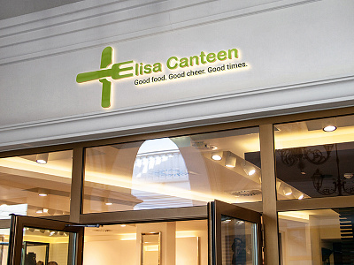 Elisa Canteen Logo amazing cafe canteen cook delicious elisa canteen fast food healthy kitchen premium restaurant spoon
