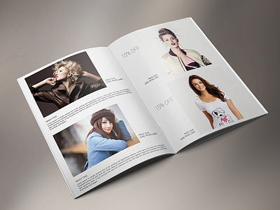 Simply Fashion Portrait Brochure  18 Pages