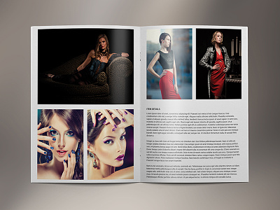 Simply Fashion Portrait Brochure  18 Pages