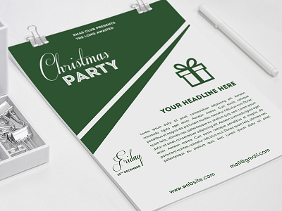 Christmas Party Flyer christmas card christmas event christmas flyer christmas gift christmas invitation christmas party flyer christmas template gift card invitation card new year invitation new year party postcard