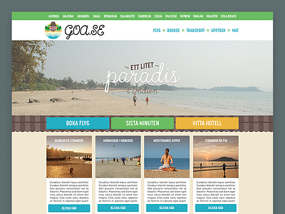 Goa.se Mockup goa india paradise travel web