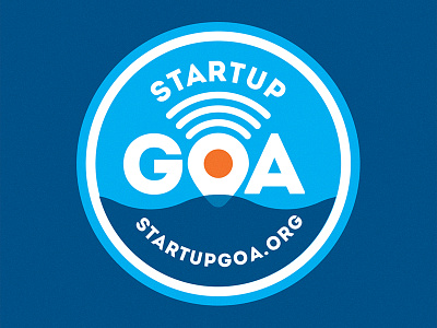 Startup Goa branding goa india logo monogram startup type