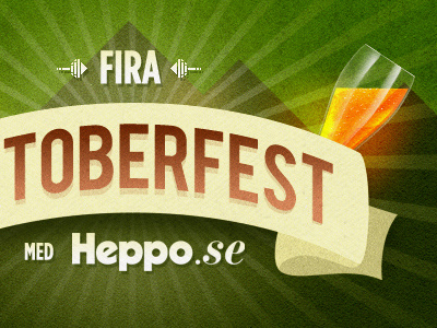 Oktoberfest beer drink green heppo heppo.se oktoberfest paper