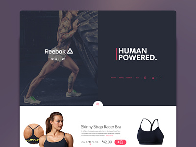Reebok Reimagined app ecommerce fitness fitness app graphic design minimalism mobile mobile mobile mobile ui user interface ux web web design