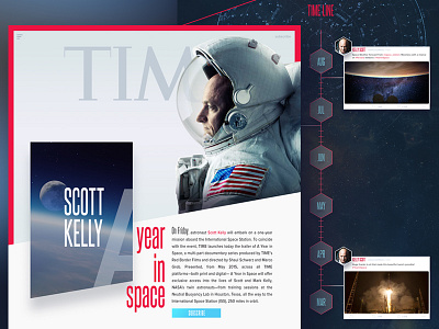 TIME Magazine Reimagined - Landing Page Concept