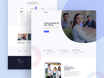 Creative Business Agency agency agency website app ios android corporate design landing page website trending product typography concept ui uiux ux web design web design template website design