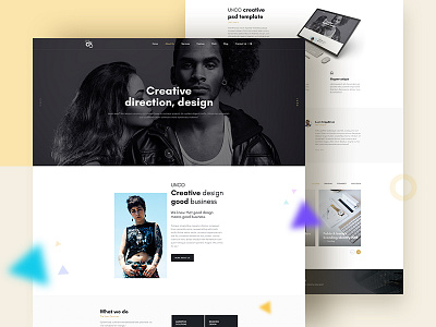 Creative design agency blog business clean corporate creative creative design design typography ux web design website design