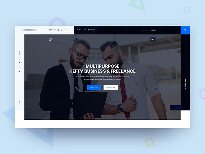 Freelancer Homepage agency business clean concept corporate creative design freelancer marketing minimal modern typography uiux ux web design website design