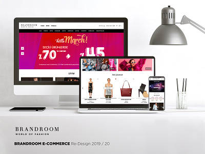 Brandroom E-Commerce design ecommerce graphic design ui ux web website