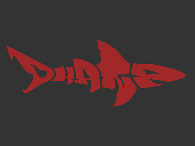 DHANA SHARK branding design graphic design illustration lettermark logo minimalist typography vector wordmark