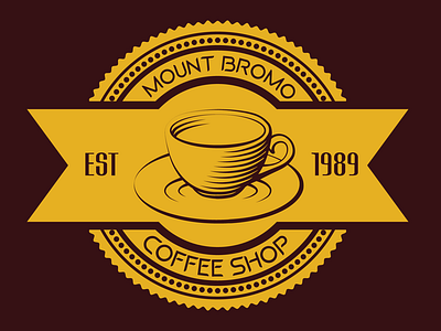 EMBLEM RETRO COFFEE SHOP