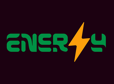 ENERGY GREEN branding design graphic design illustration lettermark logo minimalist typography ui vector