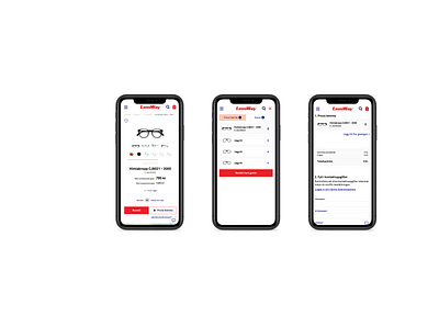 UX & UI for Lensway ecommerce glasses iphone x mobile mobile design mobile first mobile ui online shop online shopping responsive ui user experience user interface ux ux design web website