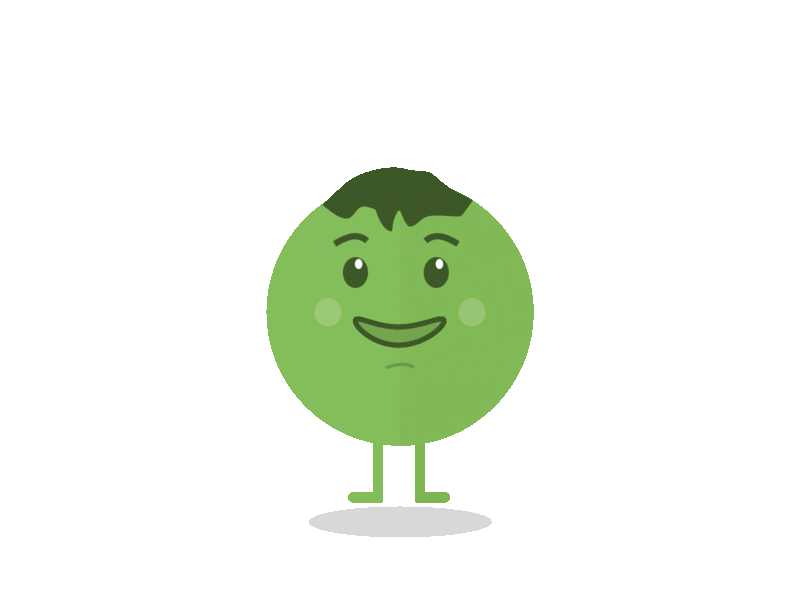 My first GIF animation design gif graphic graphic design green mascot newbie prototype ux