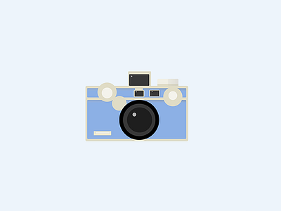 Camera blue camera photo photography retro vintage