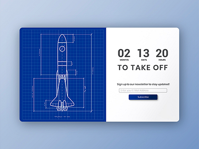 Coming Soon blue blueprint coming daily dailyui drafting rocket soon ui web