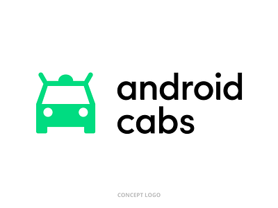 Android Cabs Exploration android branding cabs design google logo minimal typography vector