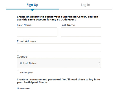 Sign Up Form form forms log in login registration sign sign up up