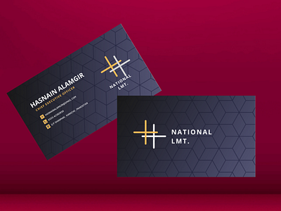 Modern professional business card