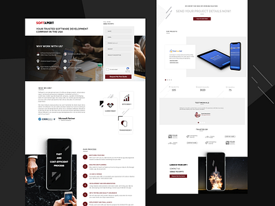 Mobile Development Landing Page