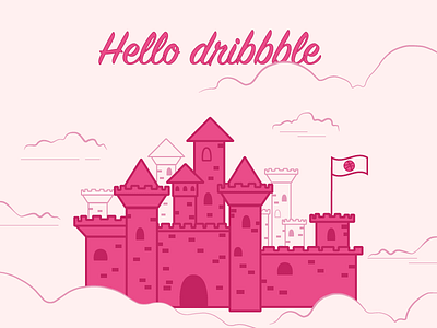 Hello Dribbble debut debutshot dribbble hello illustration shot