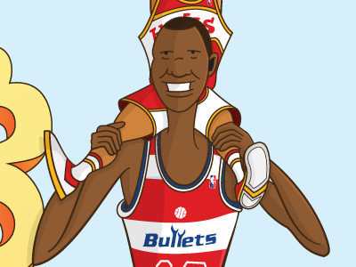 Manute + Spud = Besties basketball illustration illustrator manute spud vector