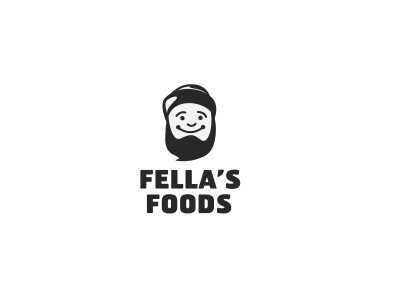 Fella's Foods fella food logo lumberjack vector