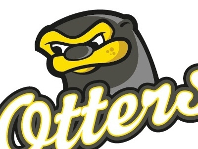 The Otters illustrator logo otters vector