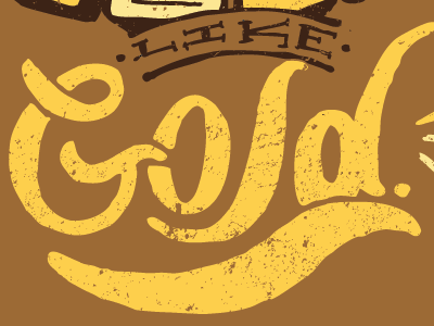 All Gold Everything gold type typography vector