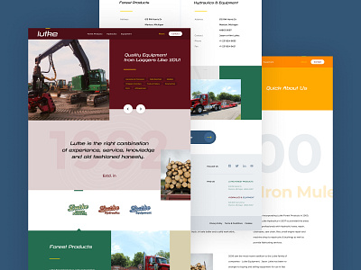 Heavy Machinery Renting Website Concept - #Exploration branding design e commerce ui user interface ux vector