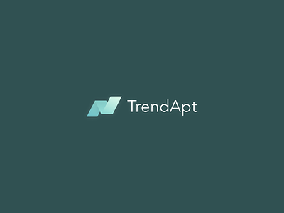 Logo TrendApt design designlogo gradient logo trendapt